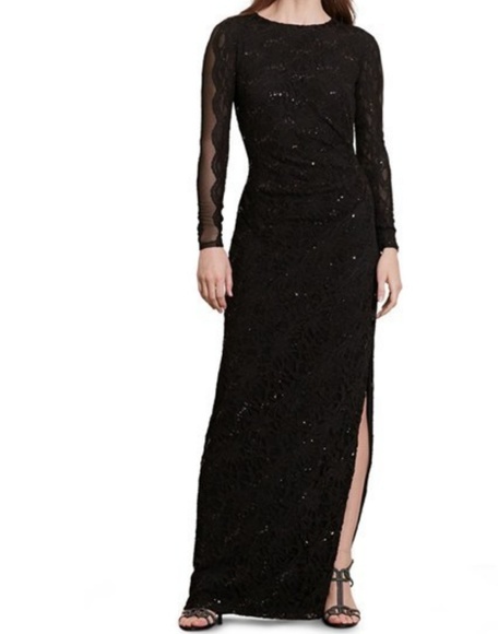 NWT Sequin Lace Gown - Picture 1 of 4